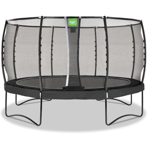 EXIT Allure Premium Trampoline ø427cm - Op Poten - Rond - Trampoline Buiten - Voor Kinderen - Zwart