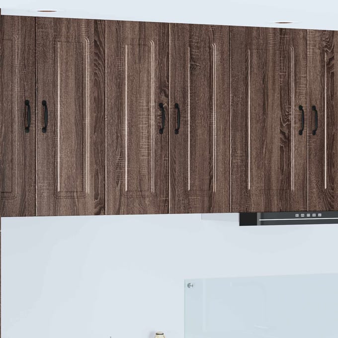 vidaXL - Vaatwasserpaneel - Kalmar - Bruin - Eiken - 30 - x - 31 - x - 80 - cm