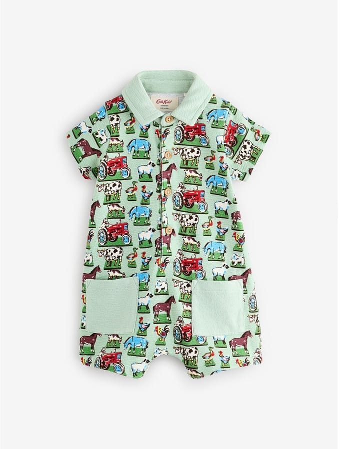 Next - Jongens - Romper van 100% katoen van Cath Kidston - Groen