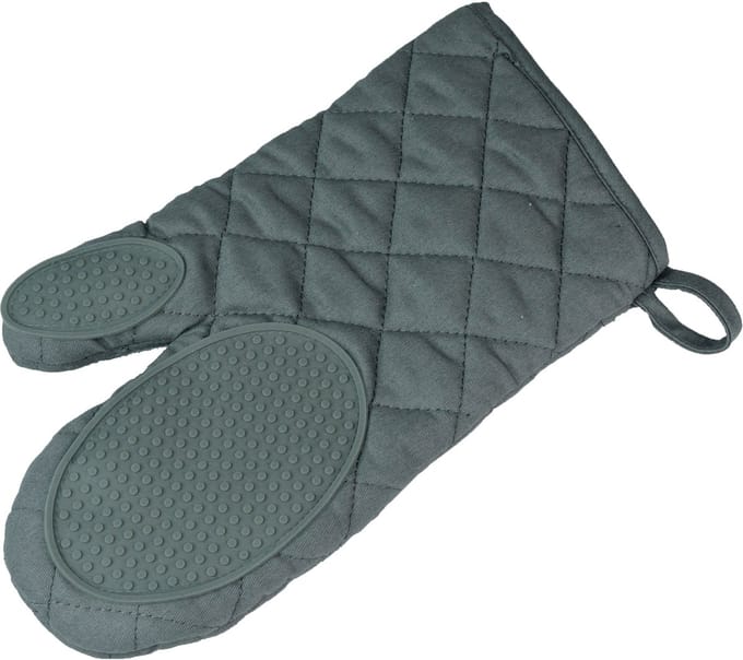 Ovenhandschoen 30x18cm grijs