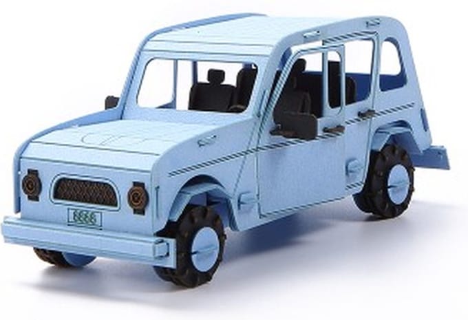 Papiermodel Renault 4 Auto