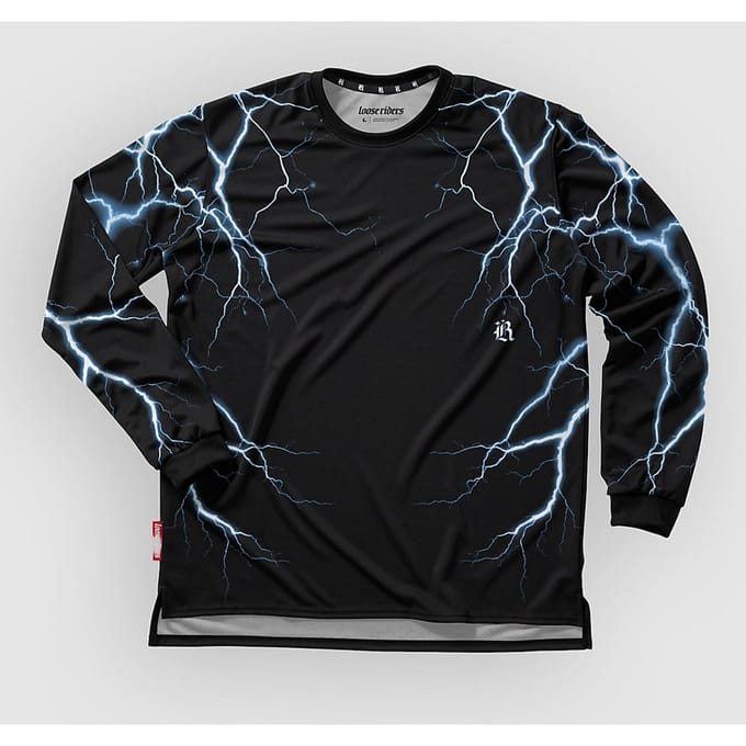 Loose Riders Electric Long Sleeve Jersey blauw