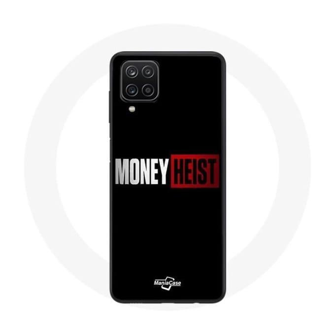Coque - La Casa de Papel - Galaxy A12 - Souple - Noir - Protection smartphone