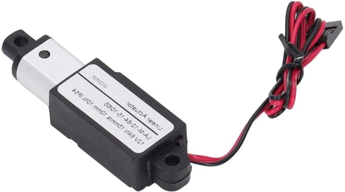 Micro Lineaire Actuator 10mm - Elektrisch - Aluminium Behuizing - DC Voeding - Mini Bewegingsmechanisme voor Landbouw - 12V