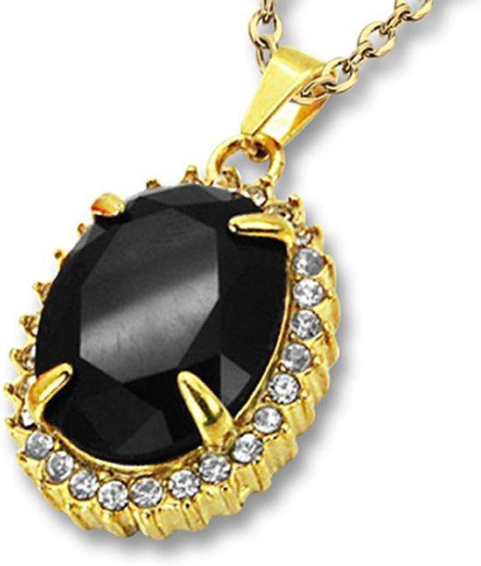 Amanto Ketting Dara Gold - 316L Staal - 26x21mm - 50cm