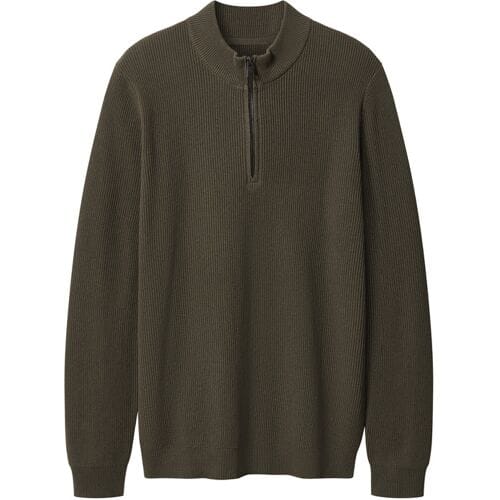 ESMARA MEN Gebreide heren trui (Olijfgroen, XL)