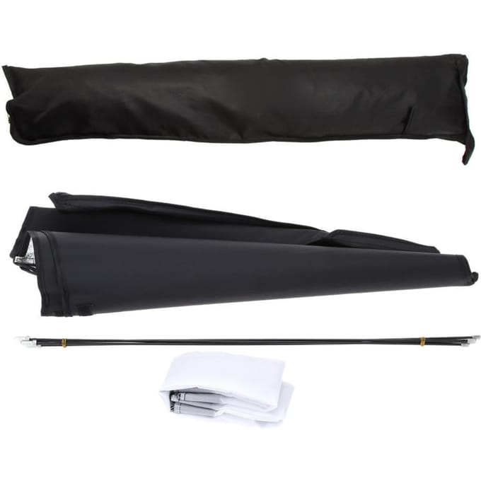 Draagbare 50 * 70cm / 20  * 28  Paraplu Softbox Reflector voor Speedlight black