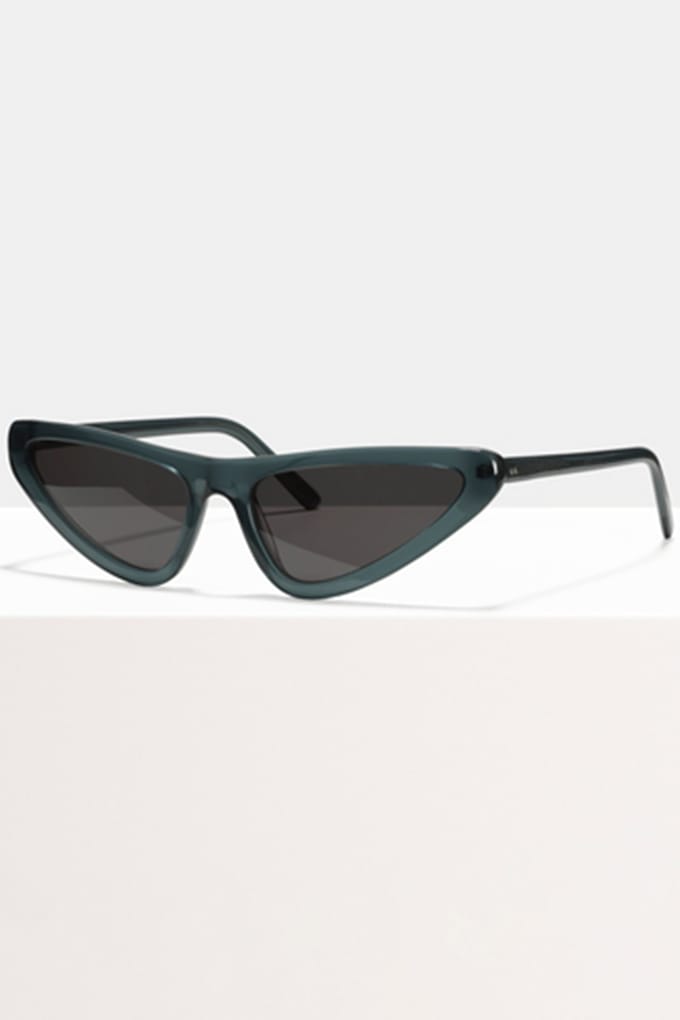 Ace & Tate Roxy Gunmetal Transparent Sun Größe: M | Sonnenbrillen Outlet | Unisex | Grau