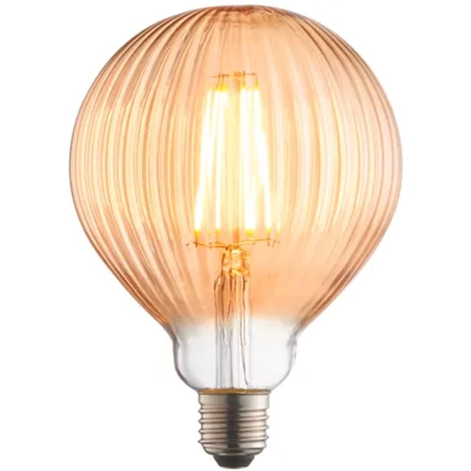 Brilliant Ledfilamentlamp Globe - D12,5cm - Warm Wit - E27 - 4w