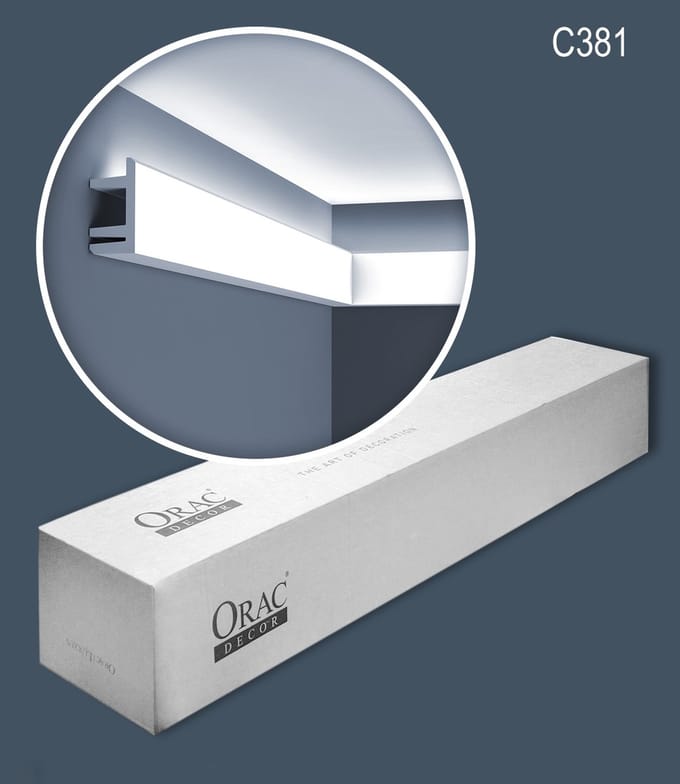 Orac Decor C381 MODERN L3 1 doos 11 stukken Kroonlijst 22 m
