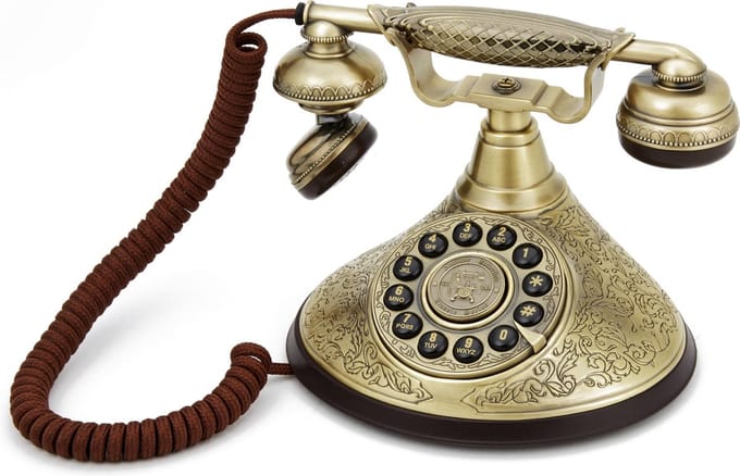 GPO 1935 DUCHESS Stijlvolle Retro vaste telefoon - met druktoetsen