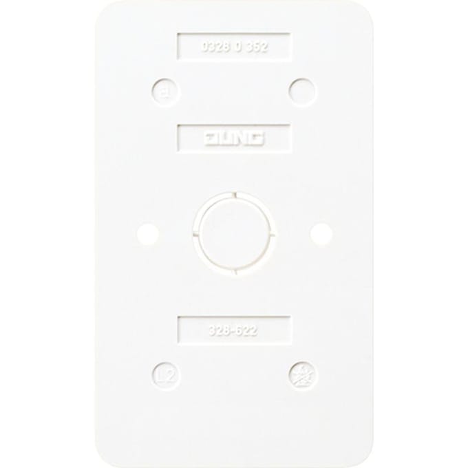 Jung AP600 Alpine witte basisplaat - 328-622WW