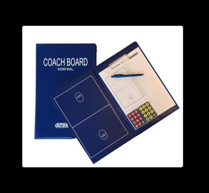 Sportec Coachmap- Korfbal- blauw