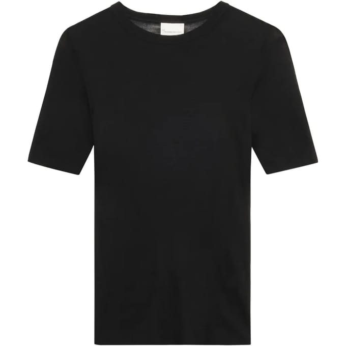 Merinowollen Rib T-shirt Dames KnowledgeCotton Apparel