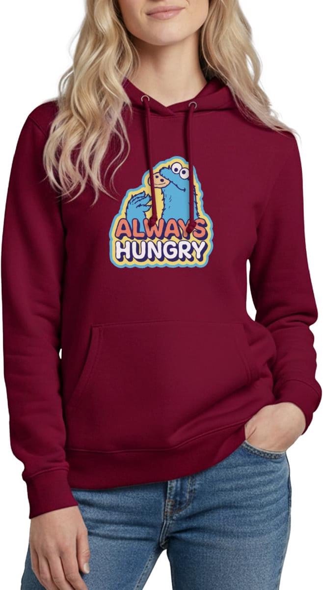 Sesamstraat Koekiemonster Altijd Hongerig Hoodie Dames