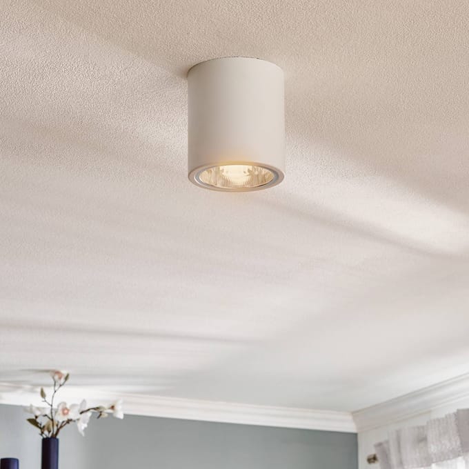 Luminex Plafondspot Downlight round in wit, Ø 13,3 cm