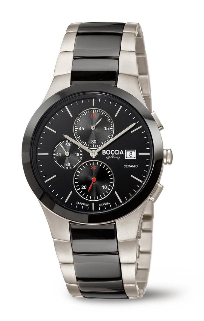 Boccia Titanium 3748.01 Heren Horloge 39 mm