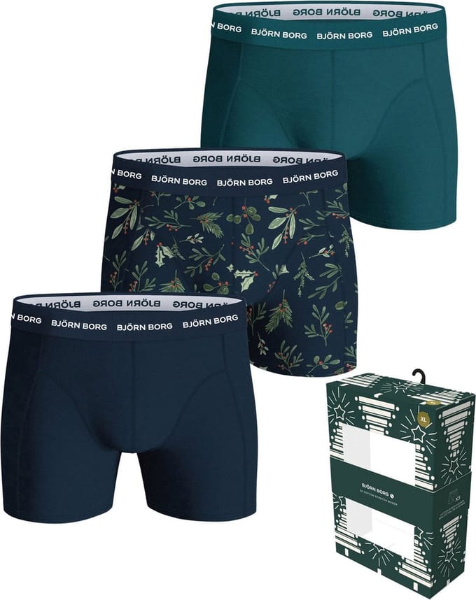 Björn Borg Cotton Stretch Brief Boxershorts Heren (3-pack) - Maat S