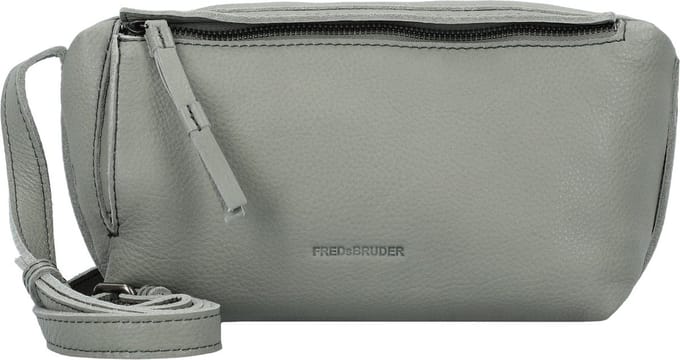 FREDsBRUDER Leren Schoudertas Leia Crossbag Icy Sage Grijs