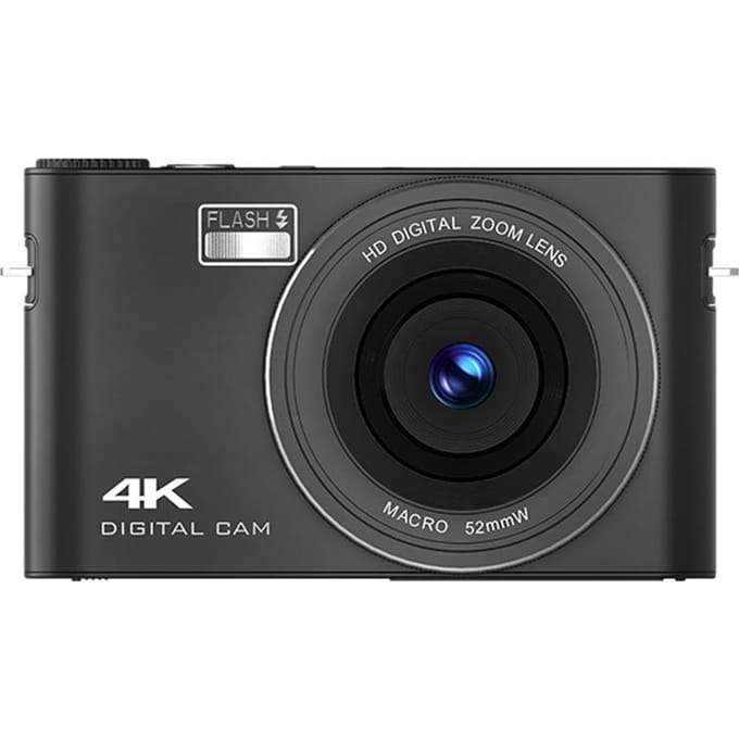 4K Digitale Camera Digitale Videocamera 64MP 3 Inch IPS Touch Panel Autofocus 18X Digitale Zoom zwart