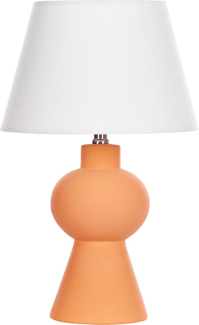 FABILOS - Tafellamp - Oranje - Keramiek