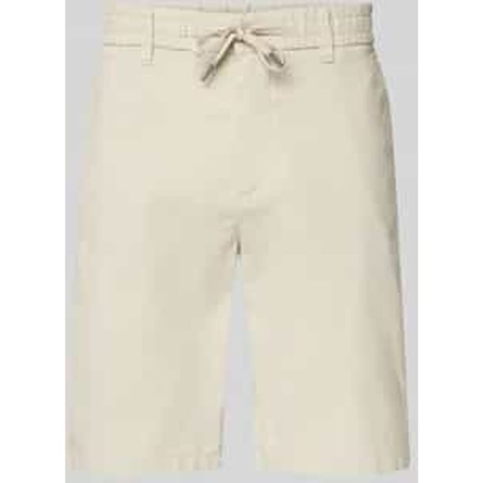 tapered chino-shorts van katoenmix model 'CHINO_TAPERED_DS_3S'