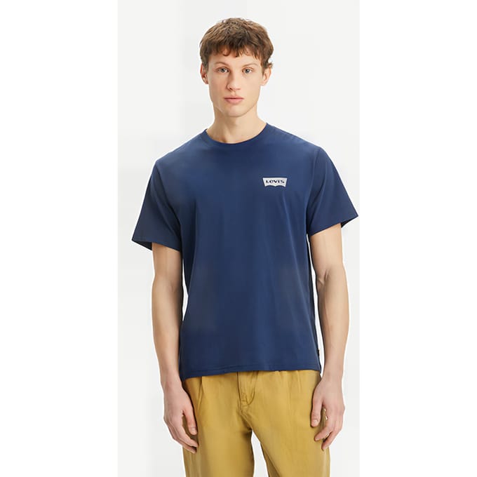 Levi's Ss Printed T-shirt Navy Größe: S | Bedruckte T-Shirts Outlet | Herren | Blau
