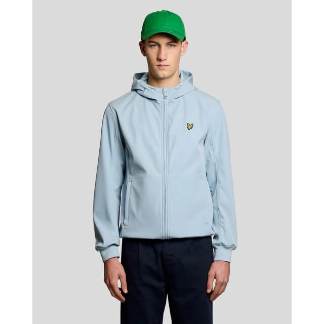 Lyle & Scott - Jas Lichtblauw Lyle&scott Mesh Back Softshell Jacket Jackets Lichtblauw Jk2200v