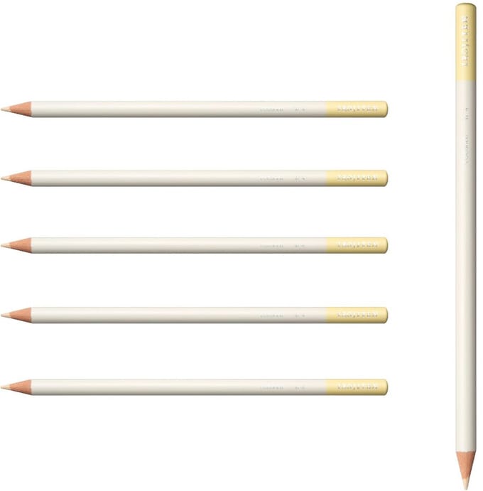 Tombow Irojiten - Kleurpotloden - VP4 - Eggshell - Geel - 6 Stuks