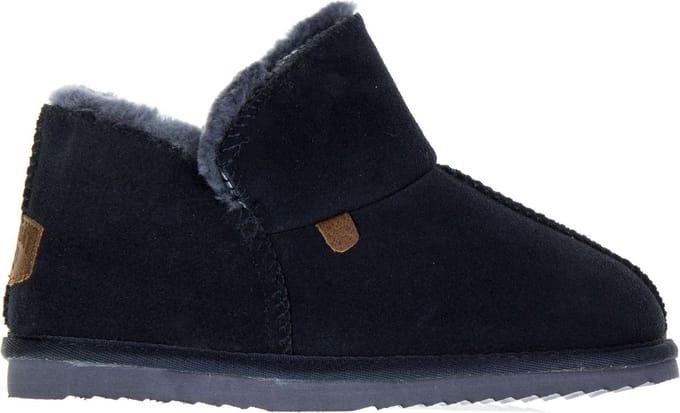Warmbat - maat 39- Willow Women Suede Dames Sloffen - Donkerblauw