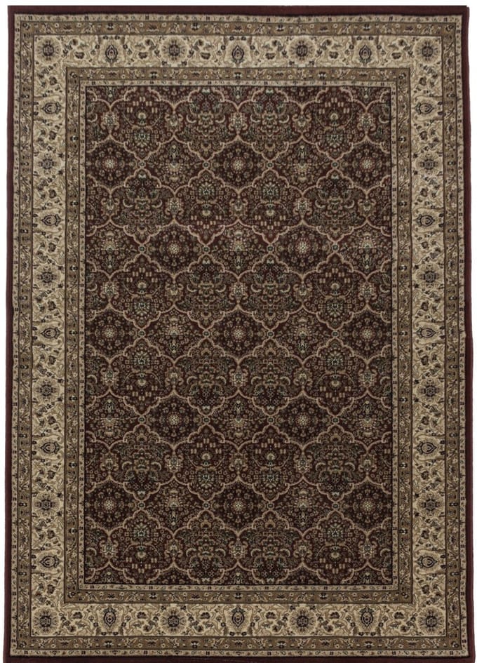 Teheran – Klassiek Vloerkleed – Kader Mofief – Rood/Beige – 200x290 cm