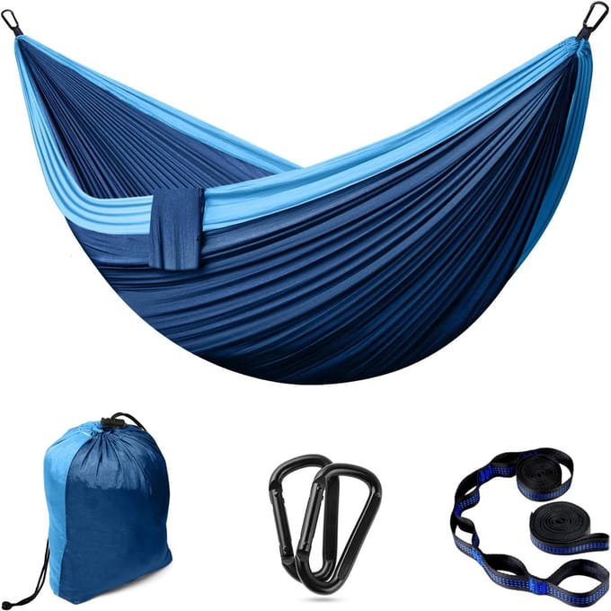 Hangmat met Spreidstok - Ademend Katoen - Rustplek