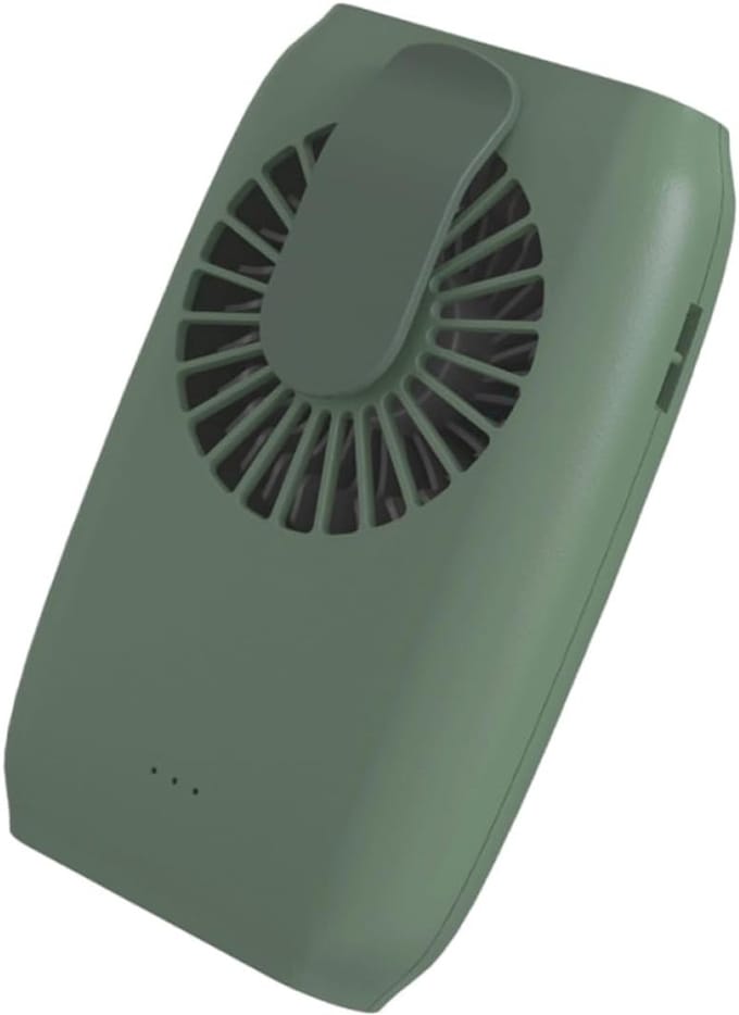VHV - Handventilator - USB oplaadbare mini ventilator - USB oplaadbaar - met LED - voor bureau, reis, tas, camping