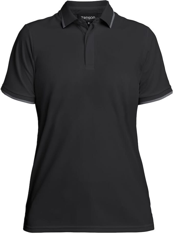 Tenson TXlite Q-Dry Polo 465018078 - Zwart - M