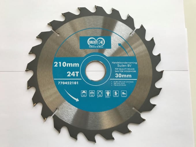 HM Zaagblad 210 x (2,6/1,6) 24T asgat 30 voor hout