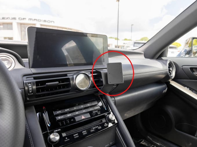 Brodit ProClip houder geschikt voor Lexus IS series 2021 - Angled mount