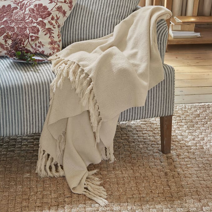 LOBERON Plaid Skandira beige