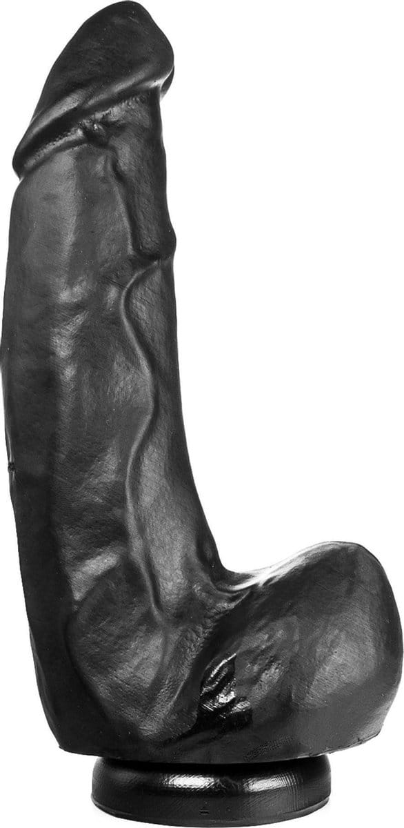 515 line - Dildo Met Zuignap - Lengte 20,5 - Diameter 6 cm - Zwart