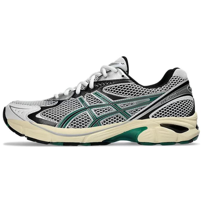 ASICS GT 2160 Blanc Vert Jaspe Baskets Unisexe 1203A275-106 39.5 gray