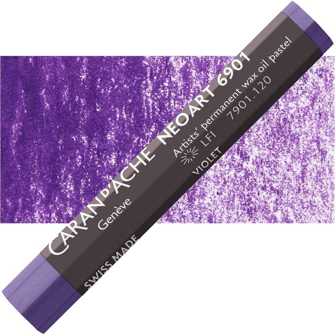 Caran d'Ache Neoart Permanent Wax Oliepastel - Violet (120)
