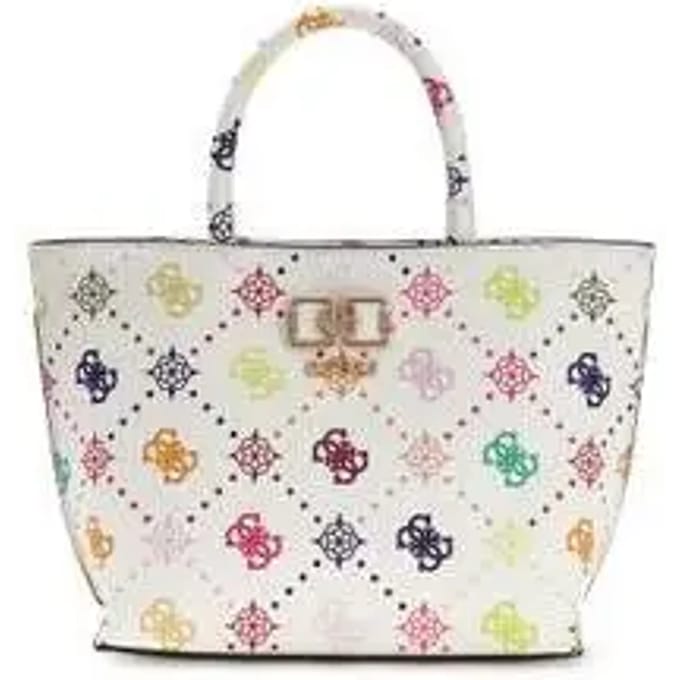Tote tas met all-over logoprint model 'Emelie'