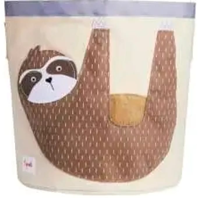 3 Sprouts - Storage Bin - Brown Sloth /Furniture /Brown Sloth