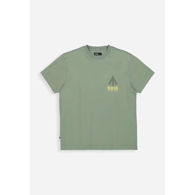 Groen t-shirt ronde hals Butcher of Blue met backprint