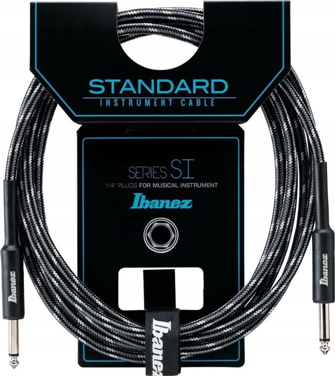 Ibanez SI20 CCT Gitaarkabel Jack-Jack 6m Zwart