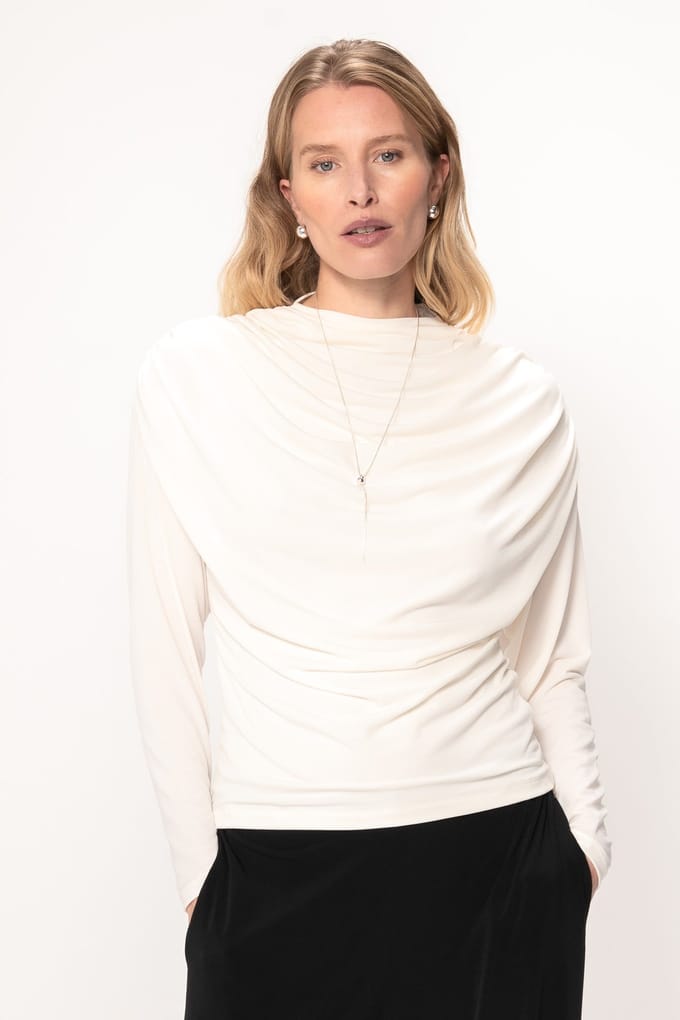VIVEH Mirel Top Coconut Milk Taglia: 44 | Maglie a manica lunga Outlet | Donna