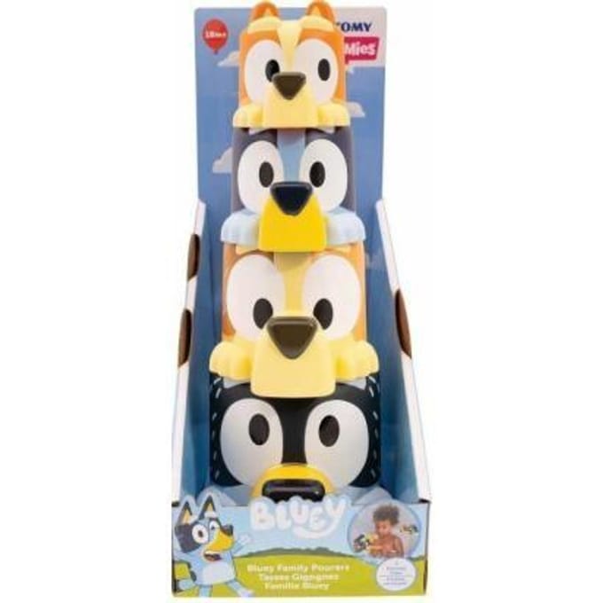 BLUEY - Bluey Familie Stapel- en Schenkbekers - Badspeelgoed