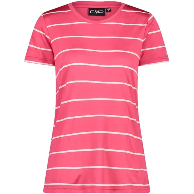 Gestreept T-shirt met ronde hals voor dames CMP