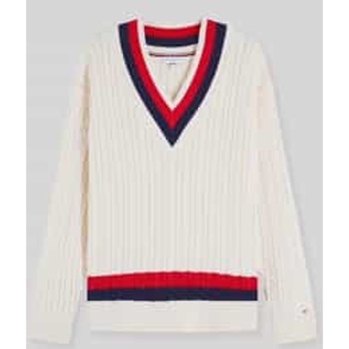 regular fit pullover van puur katoen