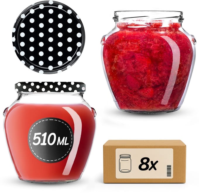 KADAX Pot Amphora fi82 510ml + deksel wz3 Erwten