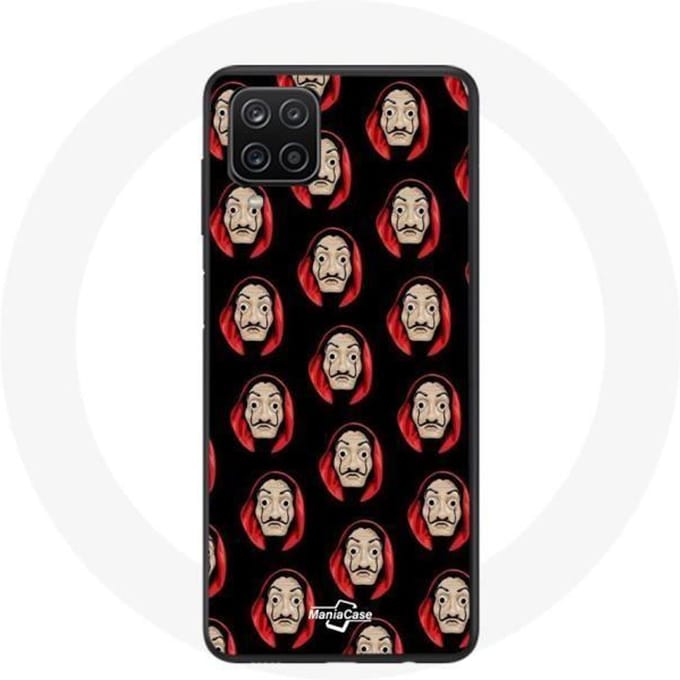 Coque - La Casa De Papel - Samsung Galaxy A12 - Souple - Noir - Mixte